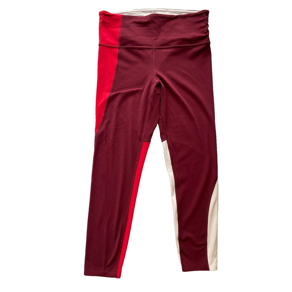 Athleta Leggings Womens Size Medium Elation ASYM 7/8 In Powervita Workout Pants - Picture 2 of 13